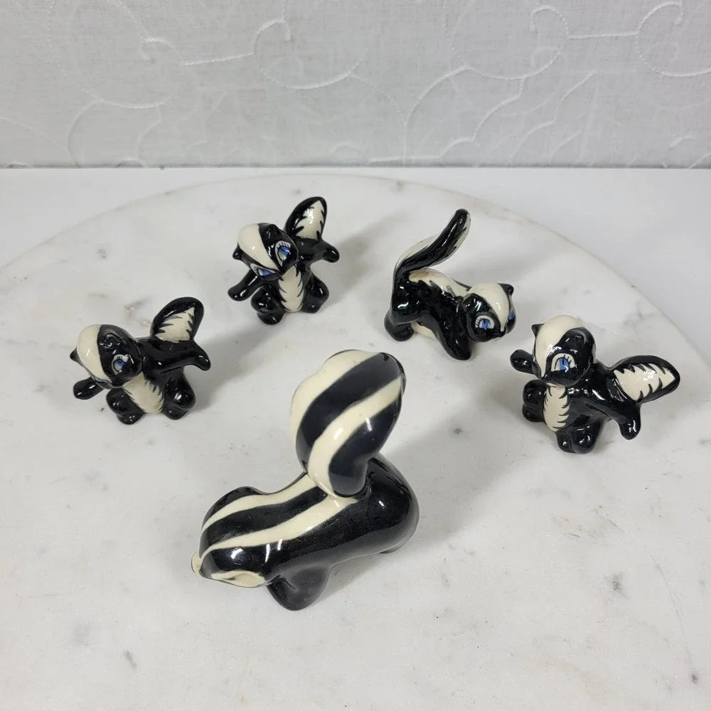 Rare Betty Harrington Skunks Ceramic Arts Wisconsin 3